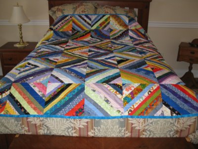 Scrappy Strip Quilt