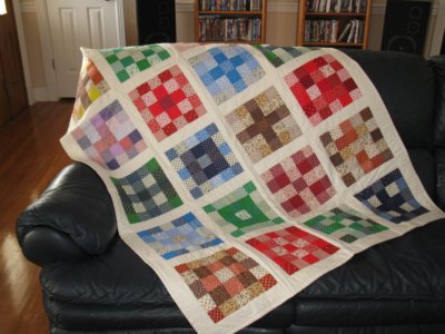 2.5 Inch Squares Lap Quilt